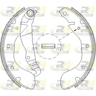 ROADHOUSE Brake Shoe Set Article number: 4307.00 cheaply