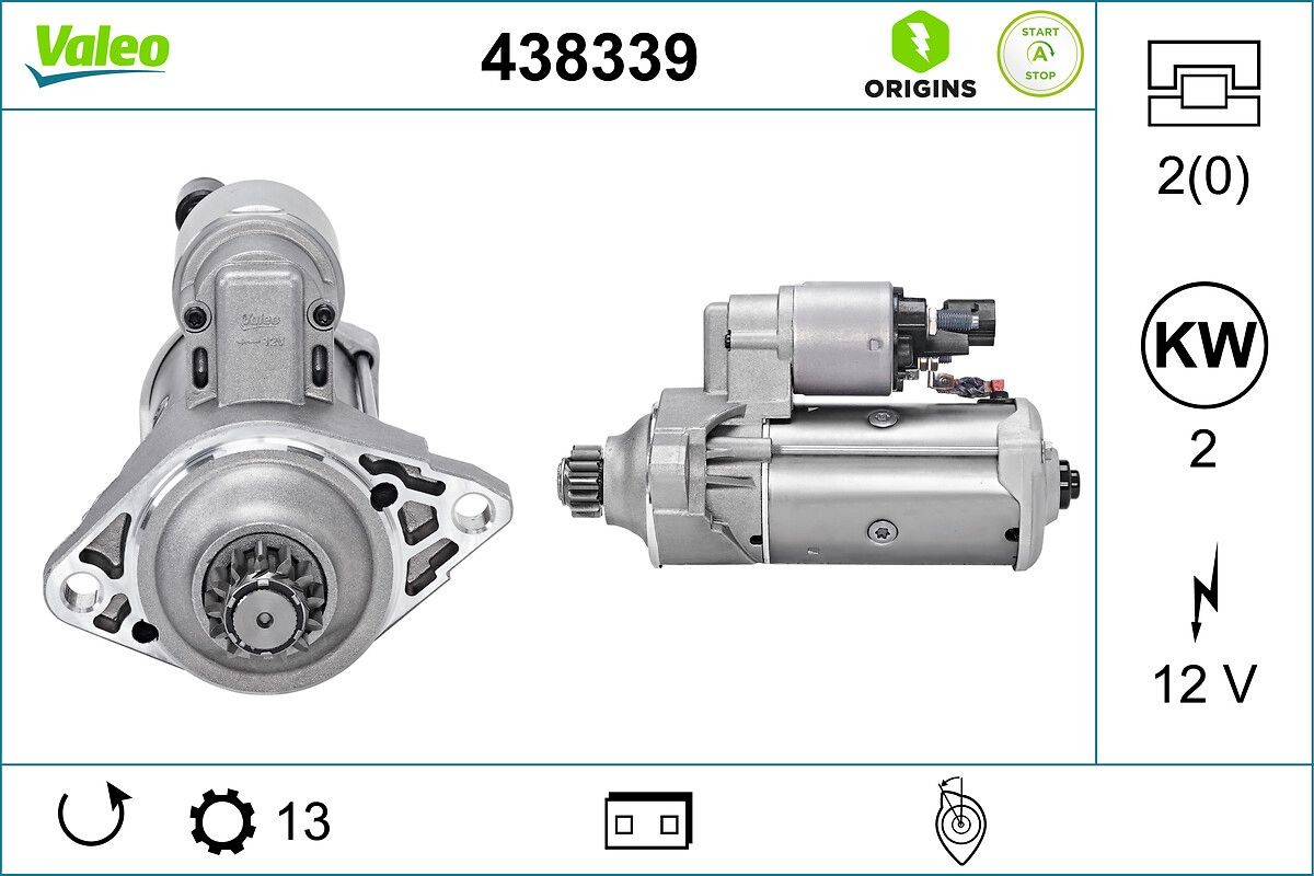 VALEO Starter Varenummer: 438339 billige