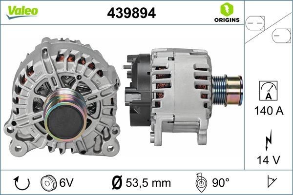 VALEO Generaator Artikli number: 439894 soodsalt