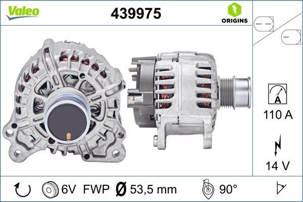 VALEO Generaator Artikli number: 439975 soodsalt
