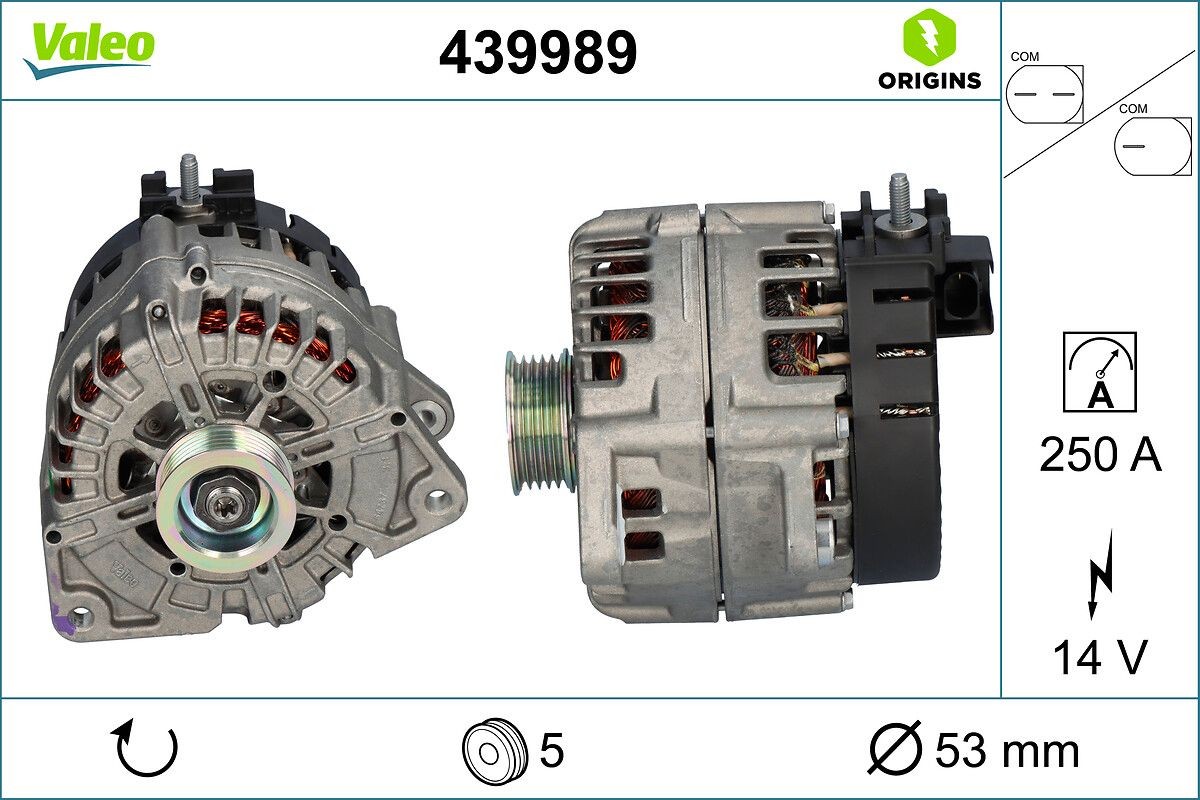 VALEO Generaator NEW ORIGINAL PART Artikli number: 439989 soodsalt
