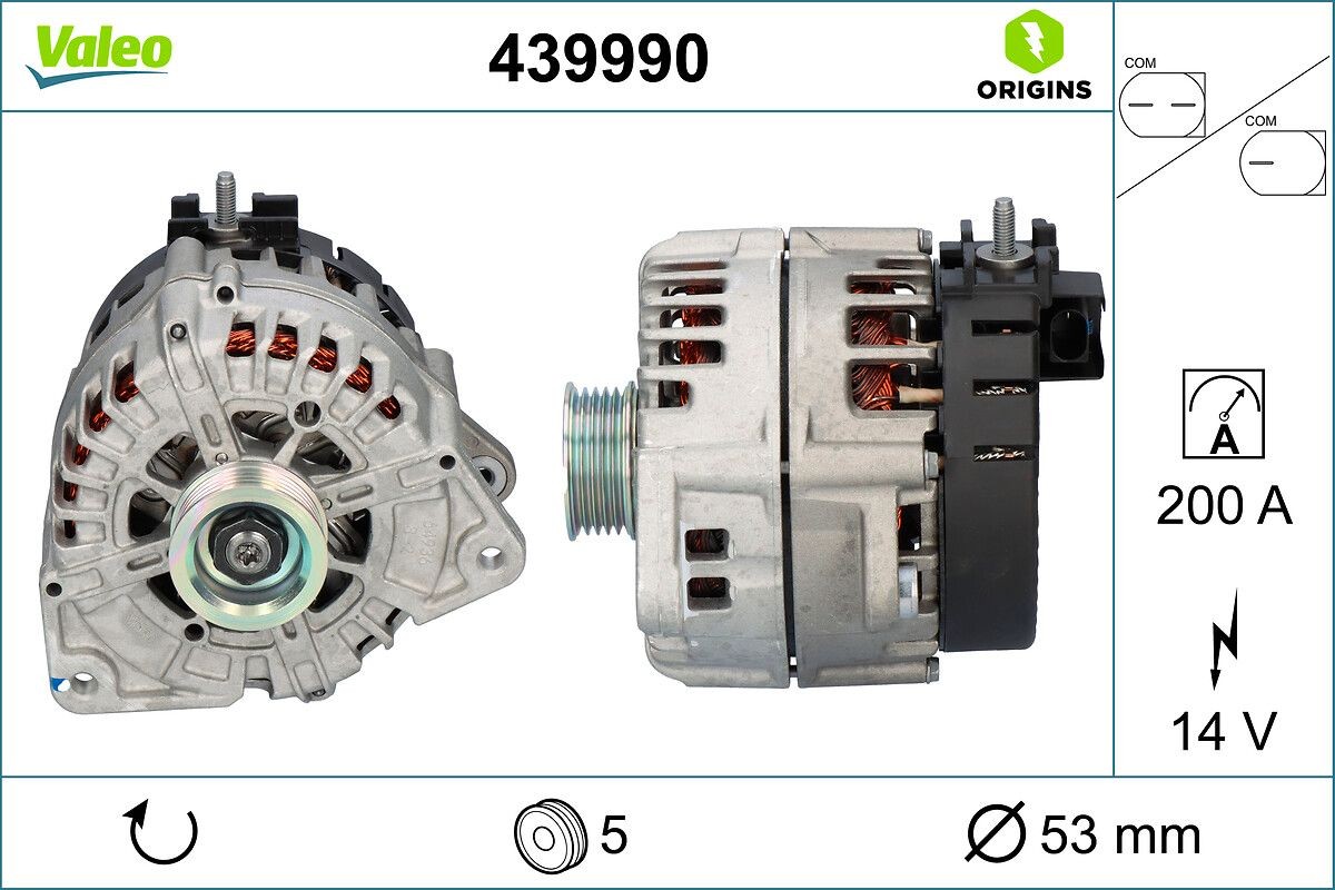VALEO Generaator Artikli number: 439990 soodsalt