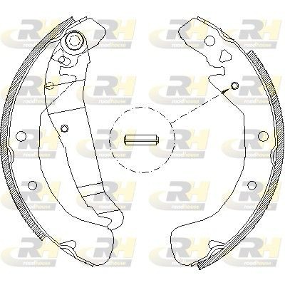 ROADHOUSE Brake Shoe Set Article number: 4422.00 cheaply