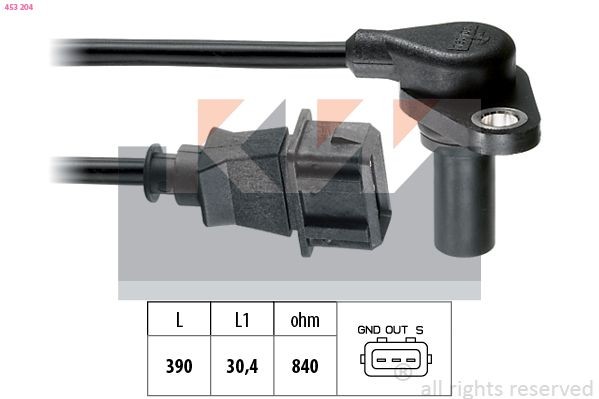 KW RPM Sensor, automatic transmission Article number: 453 204 cheaply