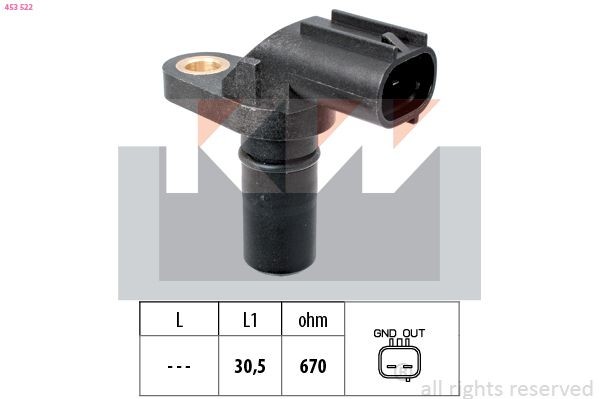 KW Sensor, RPM Article number: 453 522 cheaply