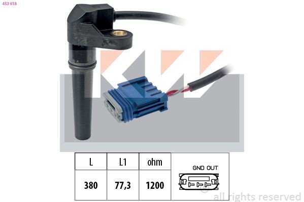 KW RPM Sensor, automatic transmission Article number: 453 618 cheaply