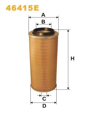 WIX FILTERS Air filter Article number: 46415E cheaply