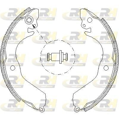 ROADHOUSE Brake Shoe Set Article number: 4647.00 cheaply
