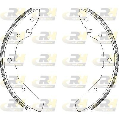 ROADHOUSE Kit ganasce freni Numero articolo: 4686.00 poco costoso