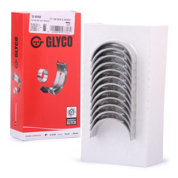 GLYCO Big End Bearings Article number: 71-3419/6 0.25mm cheaply