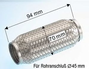EBERSPÄCHER Flex Hose, exhaust system Article number: 99.001.79 cheaply