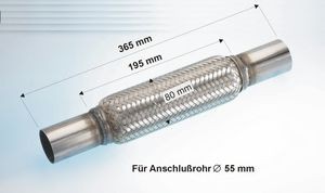 EBERSPÄCHER Flex Hose, exhaust system Article number: 99.104.79 cheaply