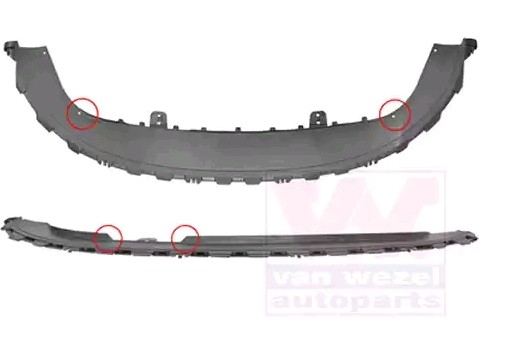 VAN WEZEL Front splitter Article number: 4924500 cheaply