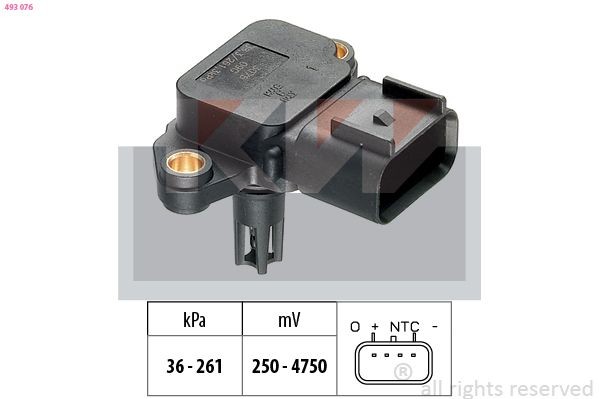KW Air Pressure Sensor, height adaptation Article number: 493 076 cheaply