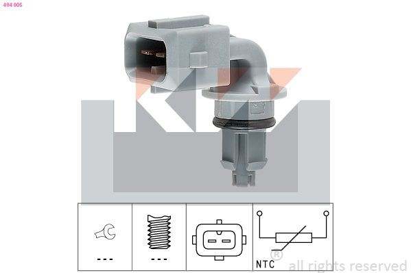 KW Sensor, indsugningstemp. Varenummer: 494 005 billige