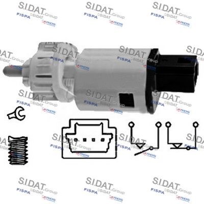 SIDAT Brake Light Switch Article number: 5.140129 cheaply