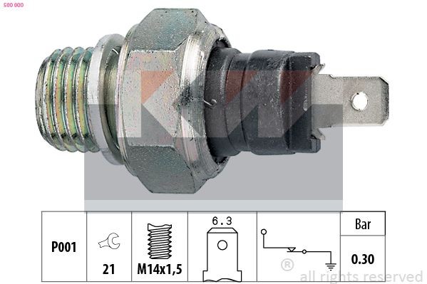 KW Oil Pressure Switch Article number: 500 000 cheaply