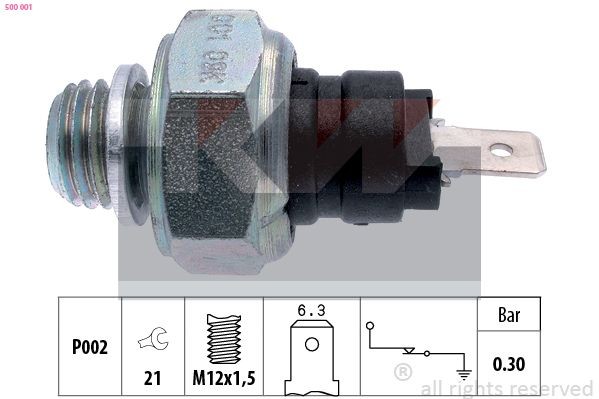 KW Oil Pressure Switch Article number: 500 001 cheaply