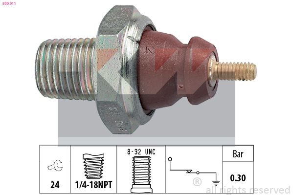 KW Oil Pressure Switch Article number: 500 011 cheaply