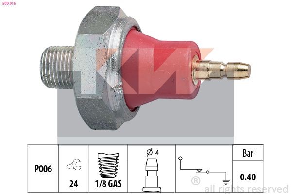 KW Oil Pressure Switch Article number: 500 015 cheaply