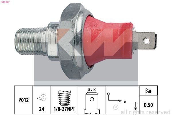 KW Oil Pressure Switch Article number: 500 027 cheaply