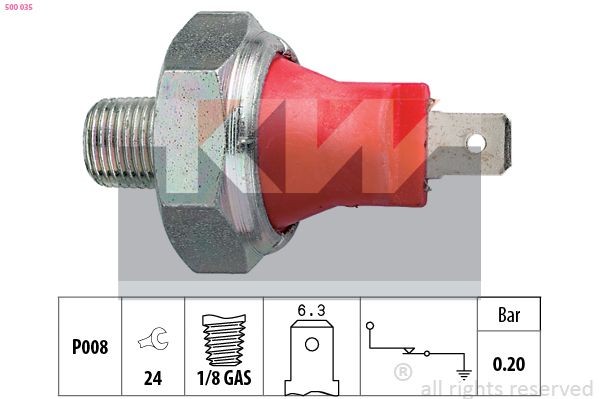 KW Oil Pressure Switch Article number: 500 035 cheaply