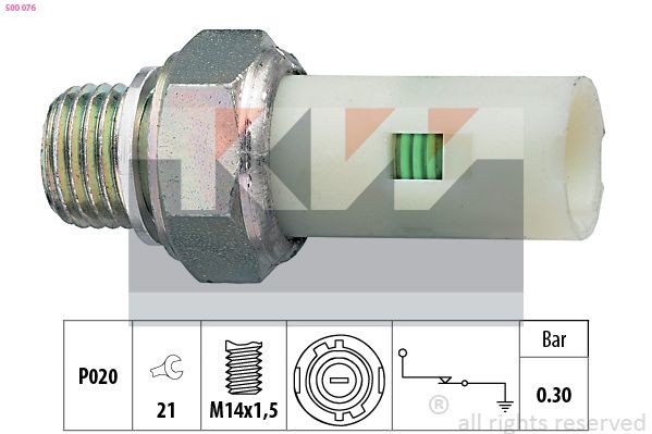 KW Oil Pressure Switch Article number: 500 076 cheaply