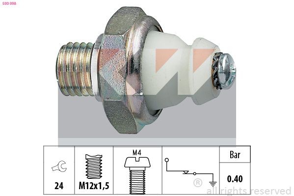 KW Oil Pressure Switch Article number: 500 098 cheaply