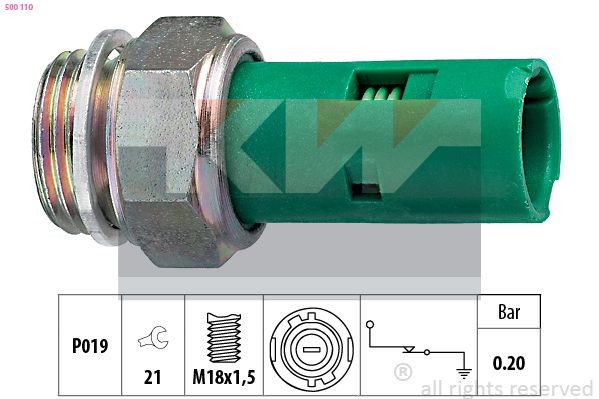 KW Oil Pressure Switch Article number: 500 110 cheaply