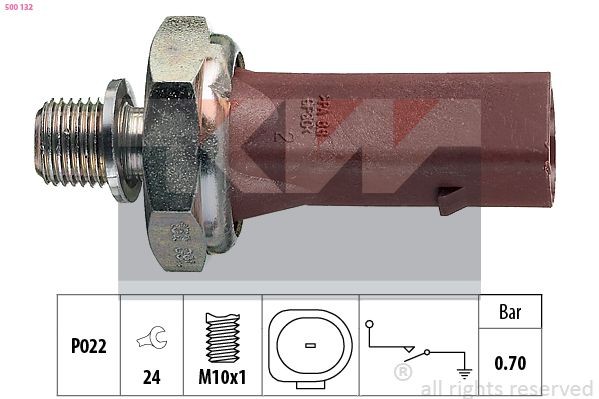 KW Oil Pressure Switch Article number: 500 132 cheaply