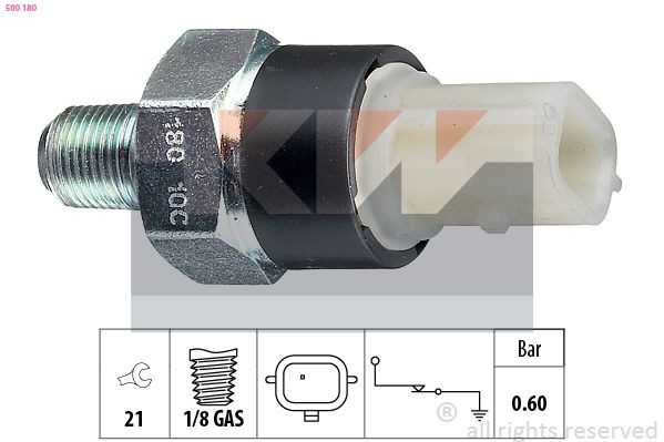 KW Oil Pressure Switch Article number: 500 180 cheaply