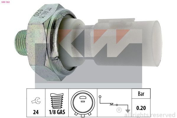 KW Oil Pressure Switch Article number: 500 182 cheaply