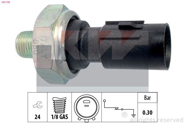 KW Oil Pressure Switch Article number: 500 195 cheaply