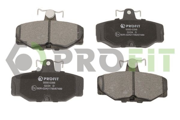 PROFIT Brake pad set Article number: 5000-0398 cheaply