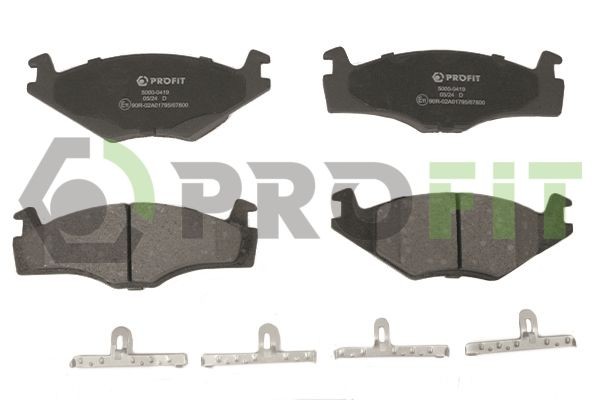 PROFIT Комплект спирачно феродо, дискови спирачки артикулен номер: 5000-0419 евтино