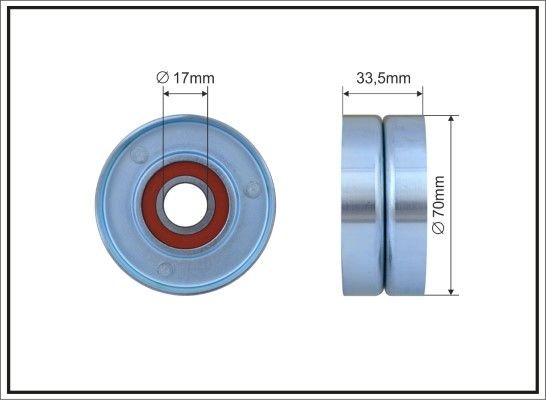 CAFFARO Tensioner pulley Article number: 500083 cheaply
