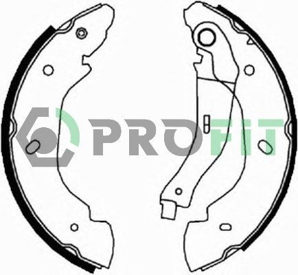 PROFIT Brake Shoe Set Article number: 5001-5960 cheaply