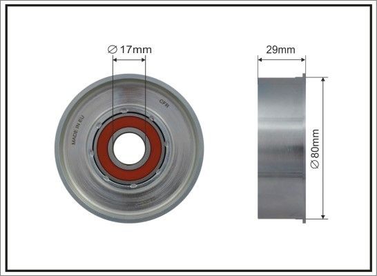 CAFFARO Tensioner pulley Article number: 500174 cheaply