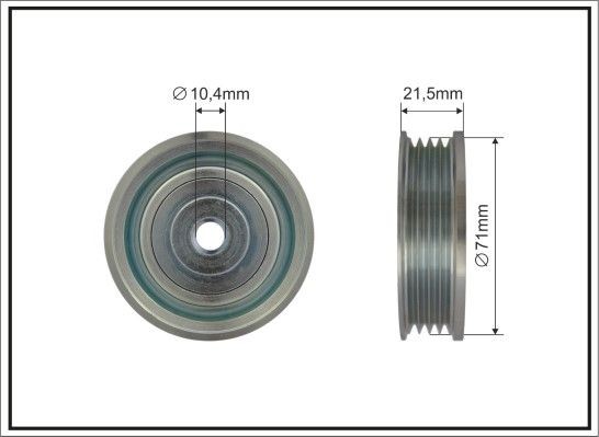 CAFFARO Tensioner pulley Article number: 500208 cheaply