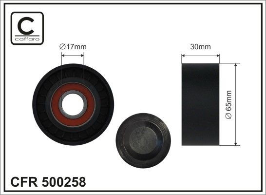 CAFFARO Tensioner pulley Article number: 500258 cheaply