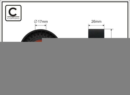 CAFFARO Tensioner pulley Article number: 500373 cheaply