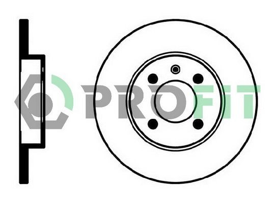 PROFIT Bremseskive Varenummer: 5010-0205 billige