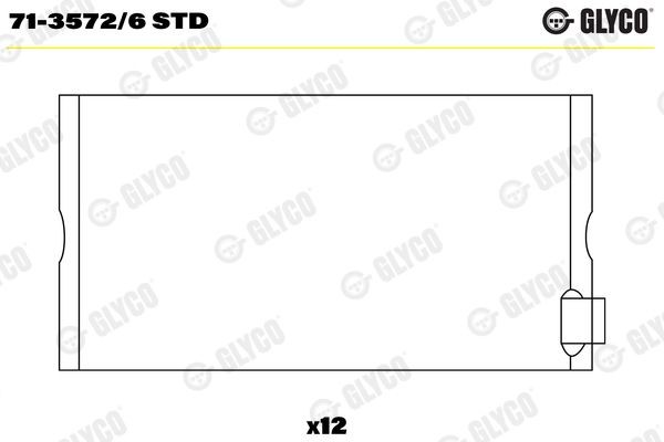 GLYCO Kepsulaager Artikli number: 71-3572/6 STD soodsalt