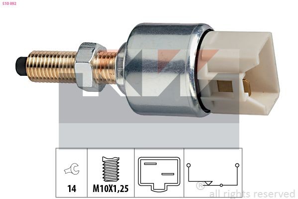 KW Brake Light Switch Article number: 510 092 cheaply
