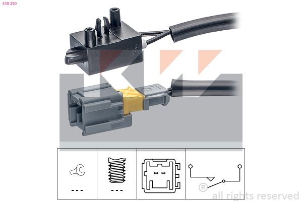 KW Switch, clutch control (cruise control) Article number: 510 210 cheaply