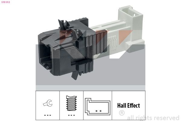 KW Brake Light Switch Article number: 510 312 cheaply