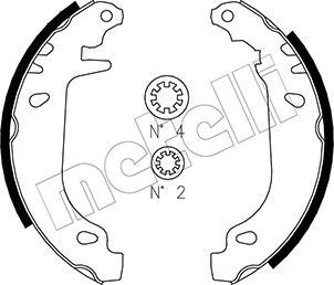 METELLI Brake Shoe Set Article number: 53-0022 cheaply