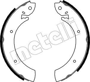 METELLI Brake Shoe Set Article number: 53-0100 cheaply