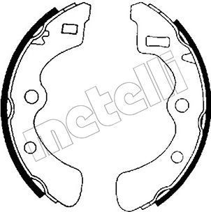 METELLI Brake Shoe Set Article number: 53-0152 cheaply
