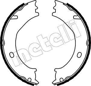 METELLI Handbrake shoes Article number: 53-0163 cheaply